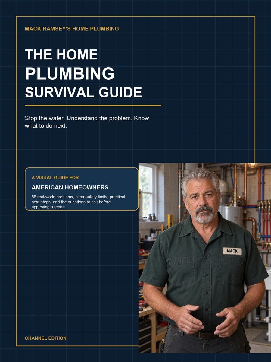Preview page from the Home Plumbing Survival Guide